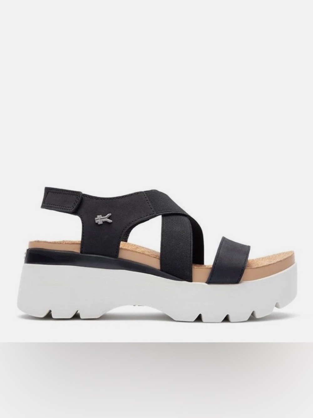 Kuru women’s LOMA sandal slide size 11 with lug heel